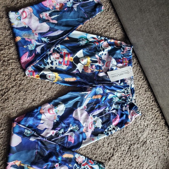 Online Legging Store Pants - Disney Villains Colorful Graphic Leggings